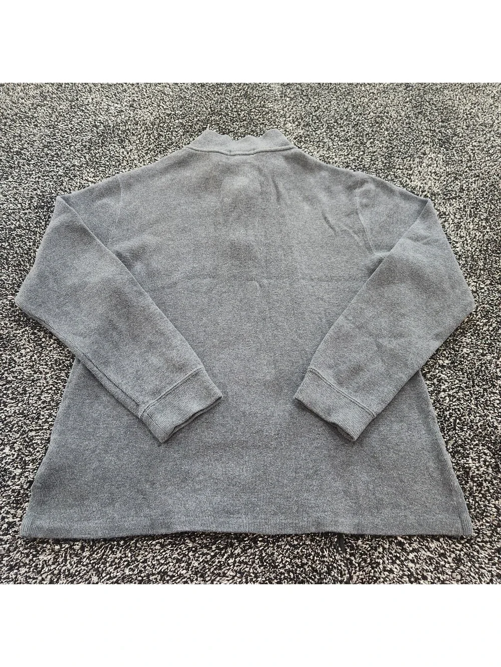 Polo Ralph Lauren Youth Boys XL 18-20 Heather Gray 1/4 Zip Pullover Cotton Knit